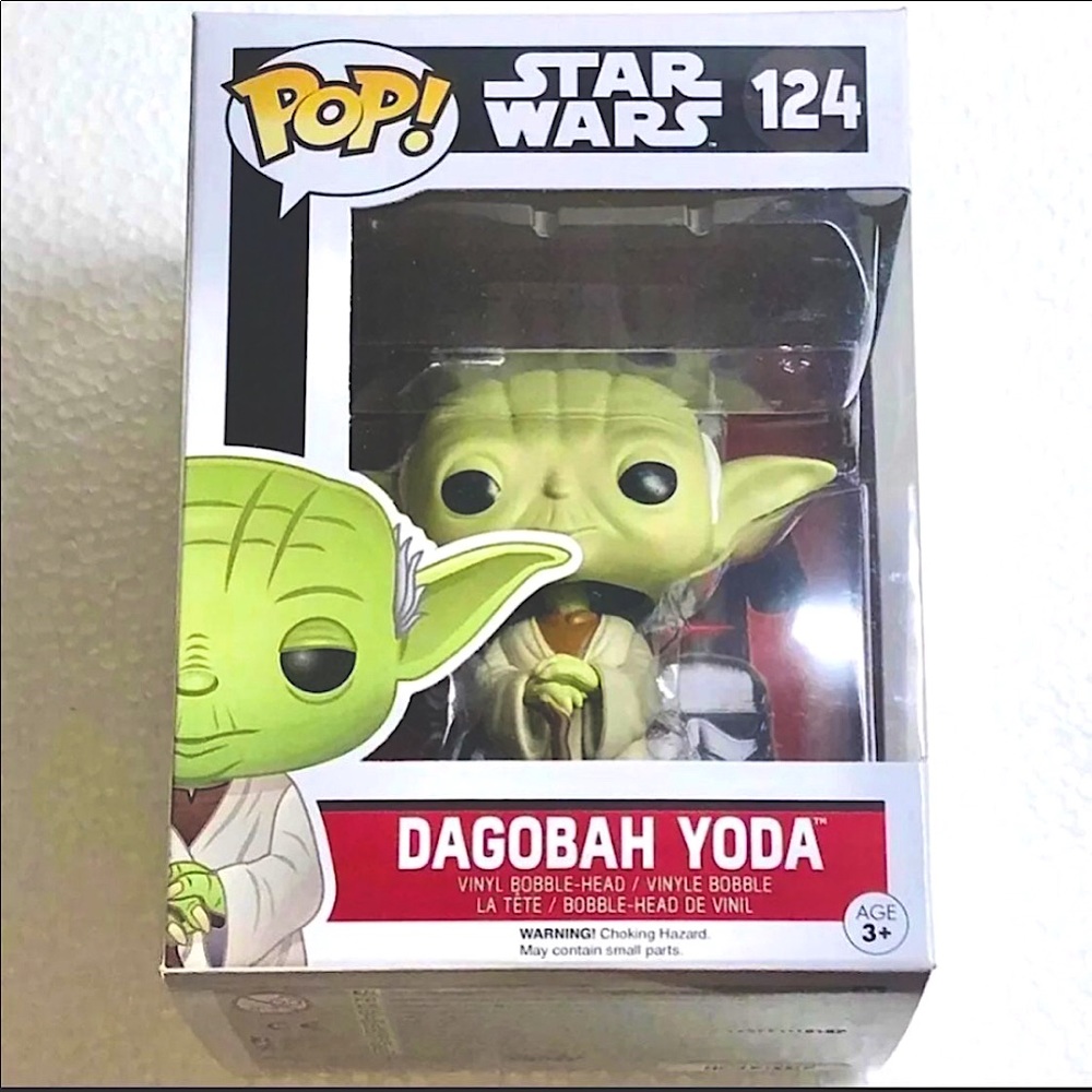 Star Wars 124 Dagobah Yoda Funko POP Bobble-Head